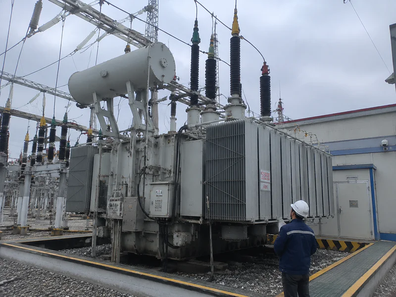 Power transformer for transmission grid substation