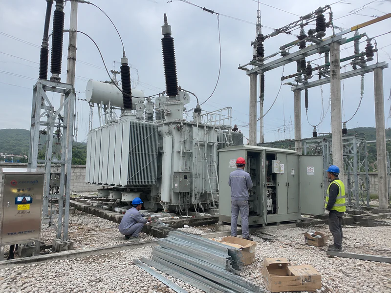 Mobile substation transformer for emergency grid deployment
