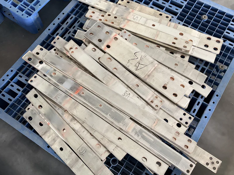 Busbar joint and bolted connection detail