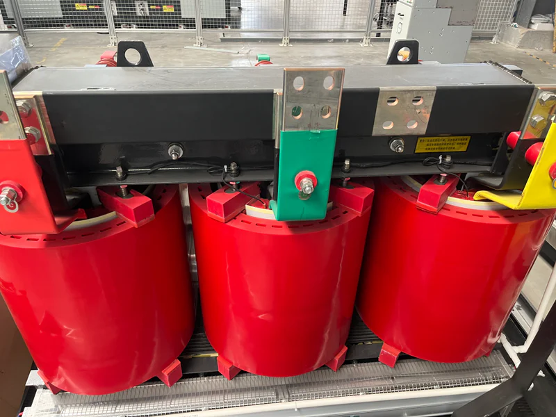 High voltage coil being cast under vacuum to remove voids from epoxy insulation