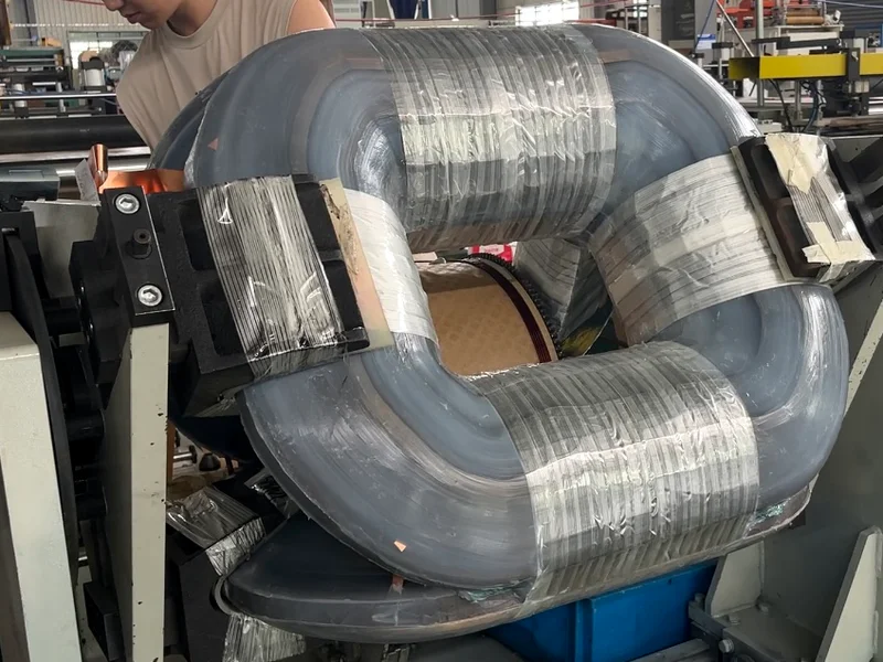 Transformer coil winding workshop