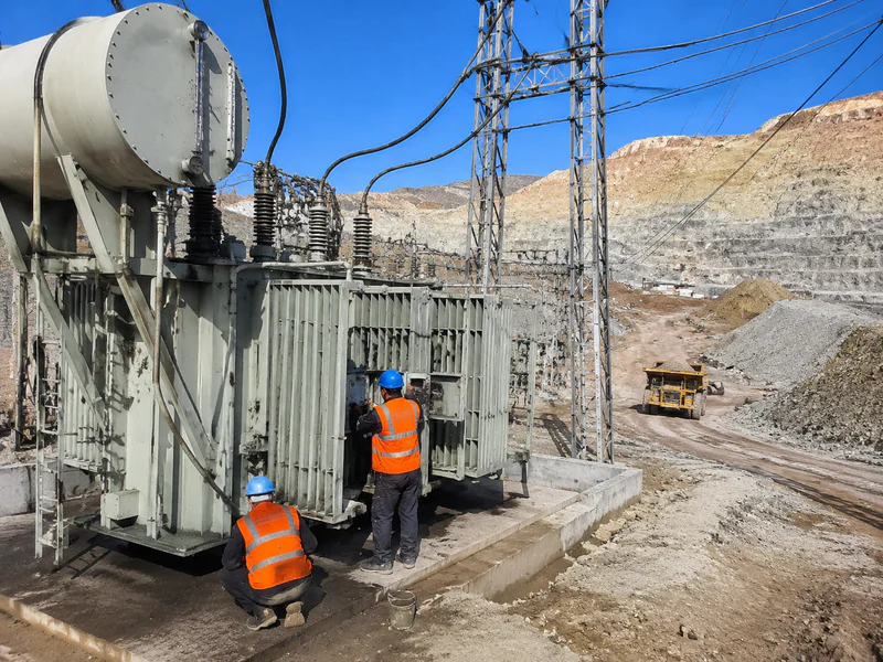 Power transformer at 110kV substation EPC project