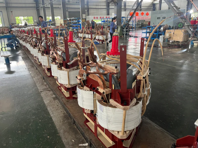 Core and coil active part final assembly