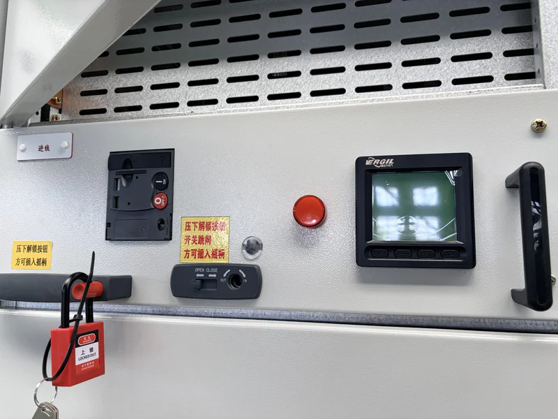 Customized low voltage control panel with PLC and HMI