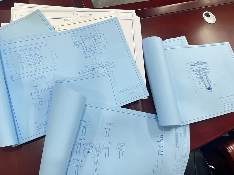 Engineer reviewing transformer and switchgear specifications