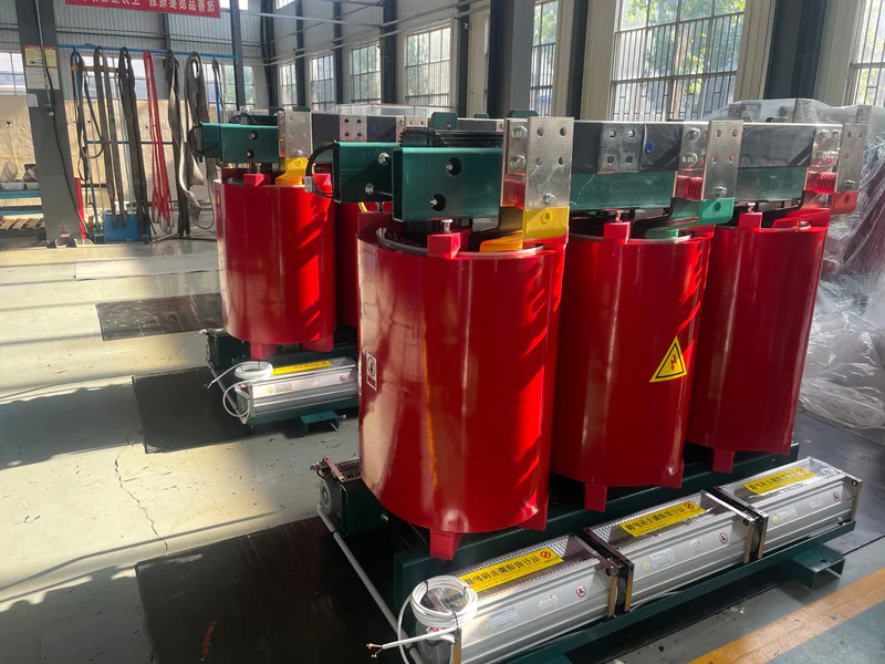 Low noise dry type transformer installed in an indoor electrical room near occupied areas