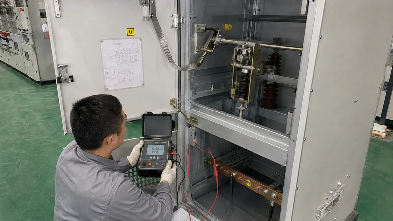 Earthing switch and grounding continuity in switchgear