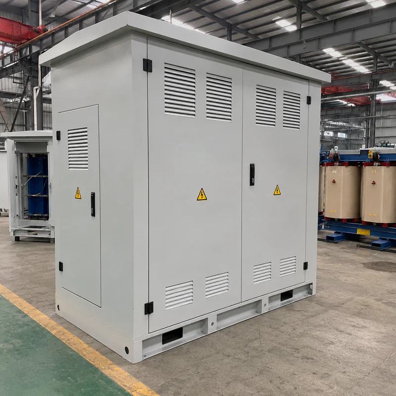 Enclosed IP-rated dry type transformer with protective housing