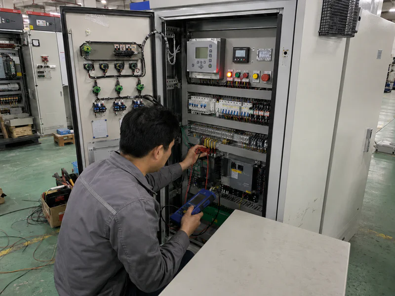 Functional testing of switchgear cabinet