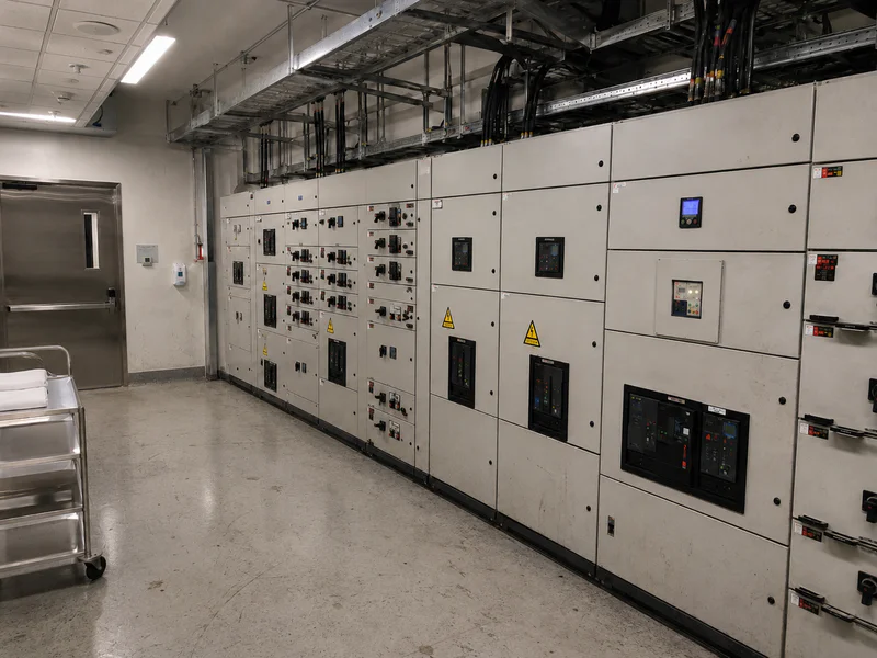Emergency power distribution for hospital projects