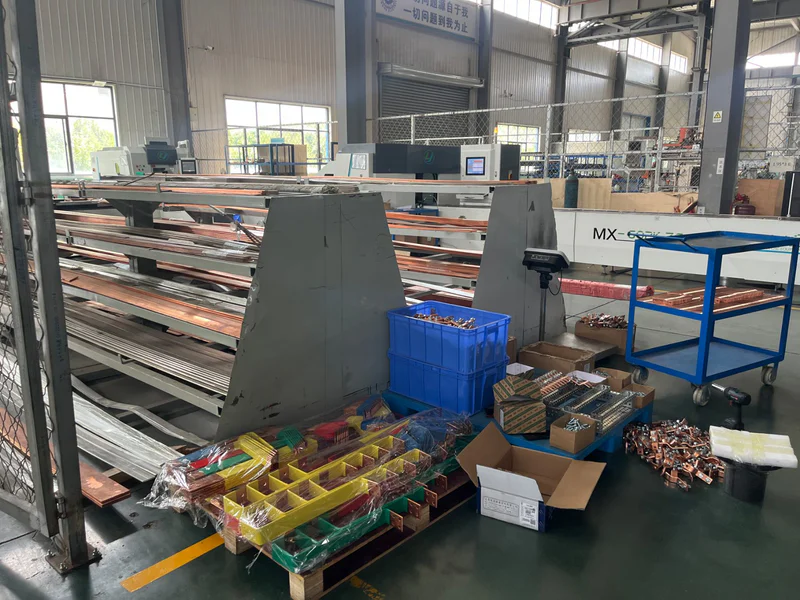 Incoming raw material inspection at transformer factory