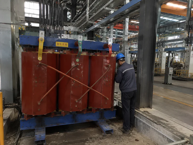 Dry type transformer for a renewable energy project