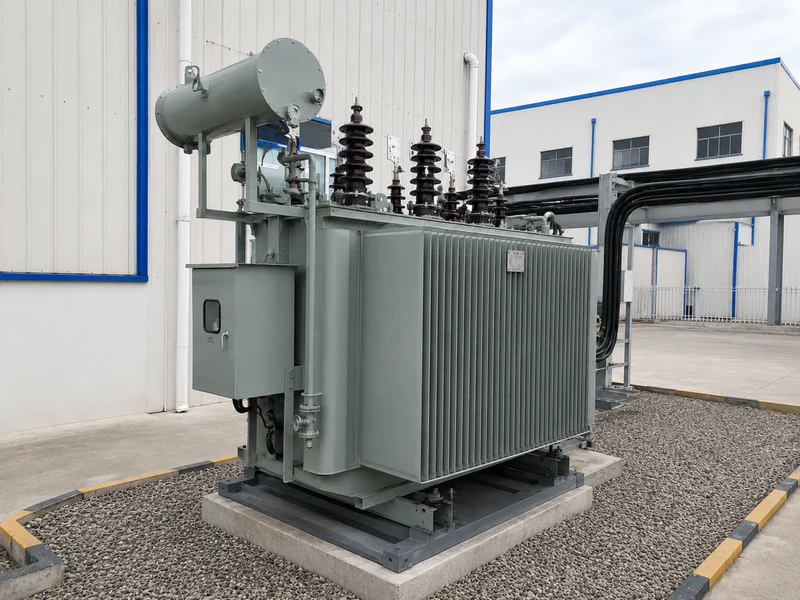 Industrial plant with electrical distribution infrastructure