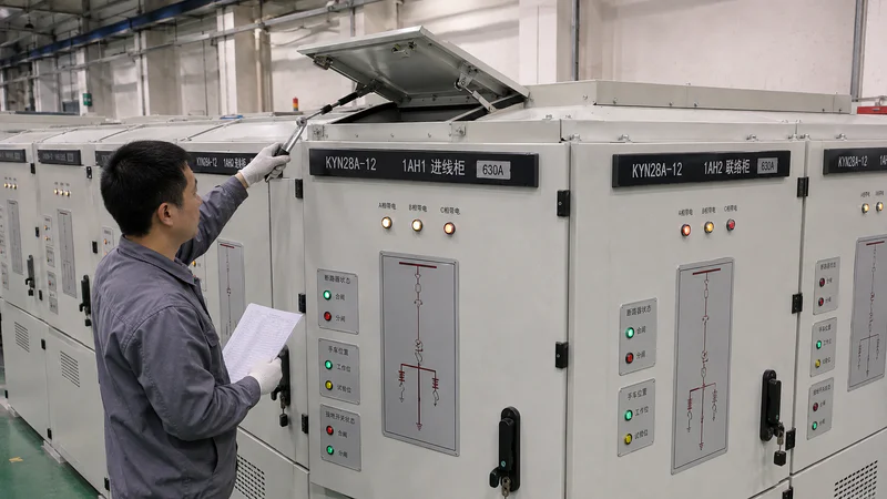 Internal arc classified switchgear cabinet