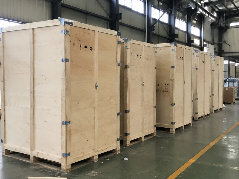Transformer bushing protected before shipment