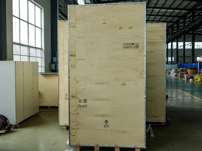 LV switchgear ready for export packing