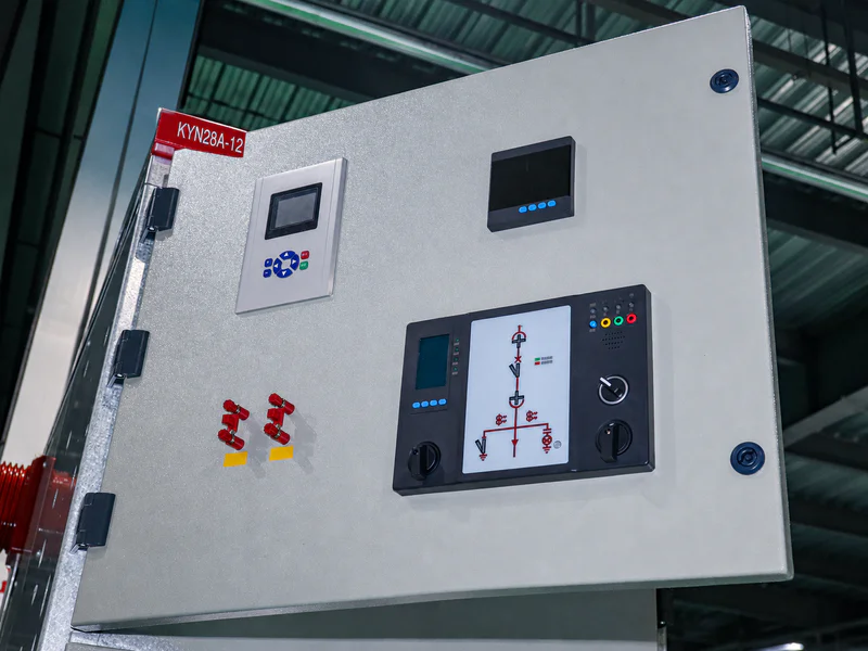 Engineer reviewing a switchgear single-line diagram