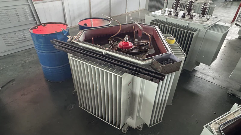Oil-immersed transformer steel tank