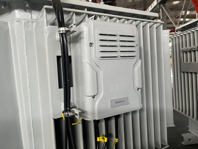 Pressure relief valve installed on transformer tank