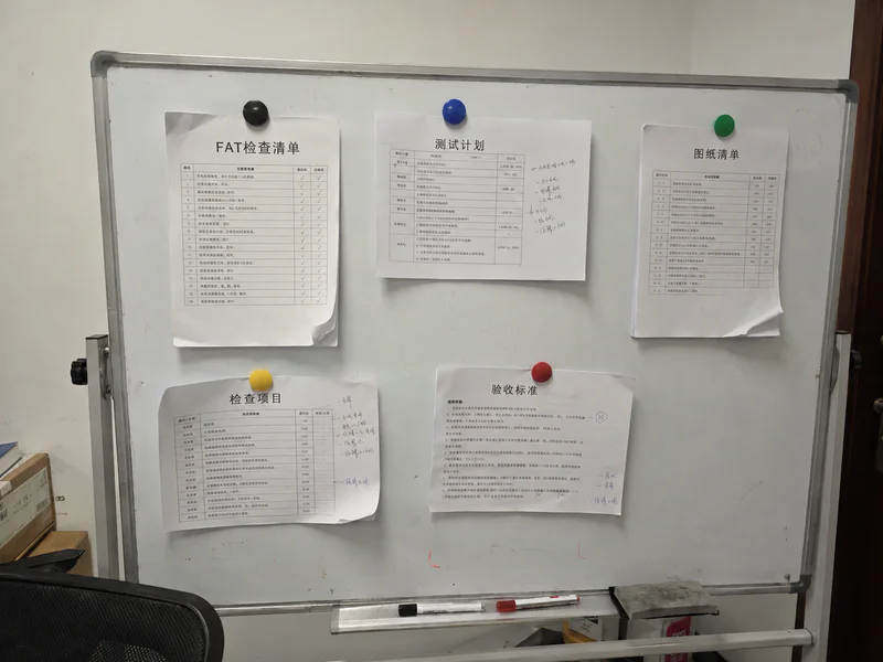 Preparing the FAT procedure and checklist