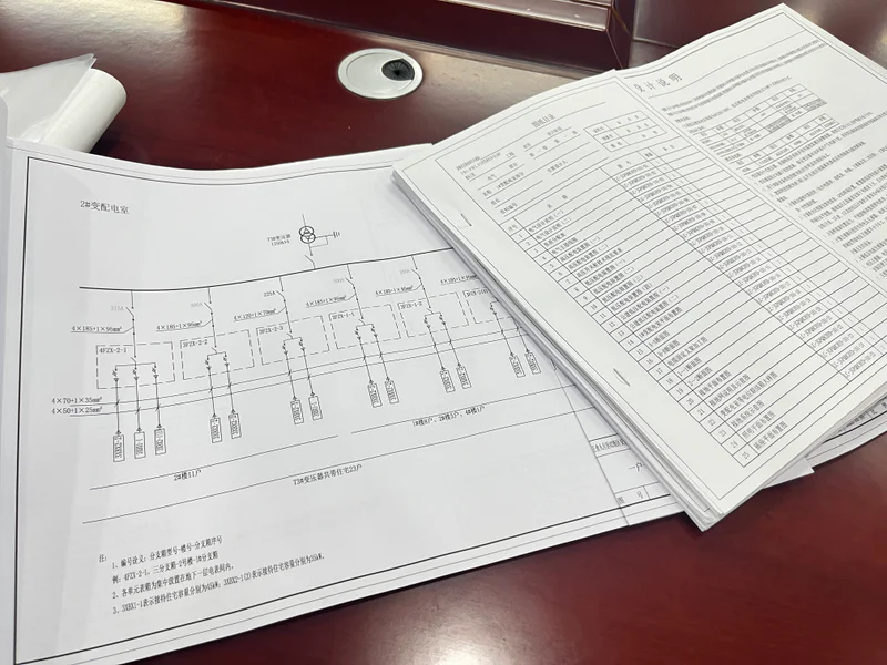 Sending transformer and switchgear project files for review