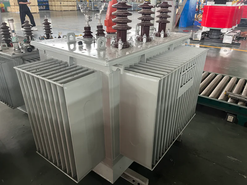Oil-immersed power transformer for substation