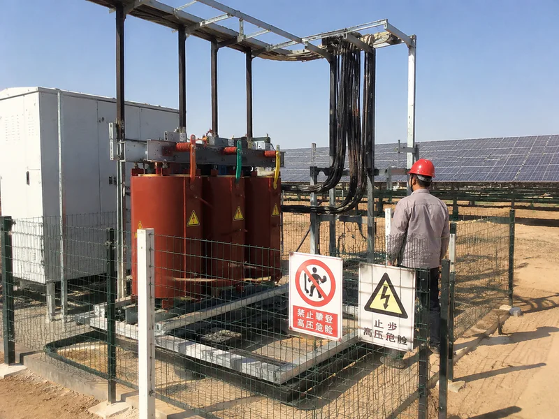 Dry type transformer for a shopping center
