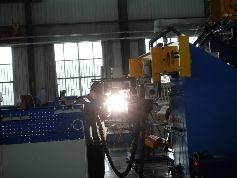 Transformer tank fabrication and welding