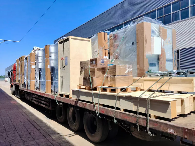 Transformer loading into container