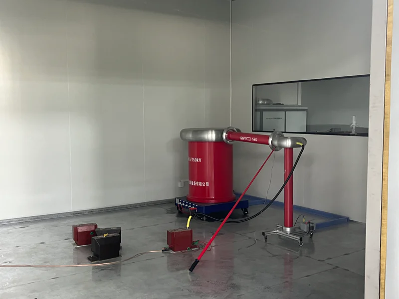 Type testing in high voltage laboratory