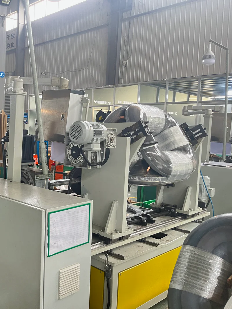 Transformer winding process on the production line