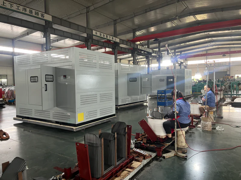 HV and LV winding inspection in coil workshop